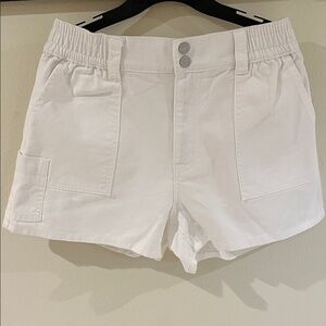 Vanilla Star Women's Cream Cargo Shorts